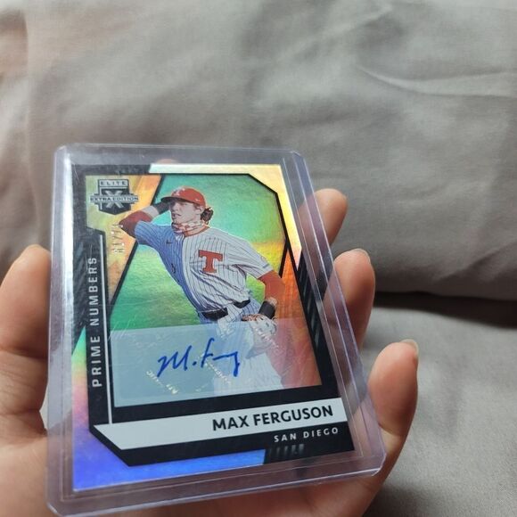 Panini Elite Extra Max Ferguson San Diego holographic signed rookie card #61/73 - Picture 11 of 12